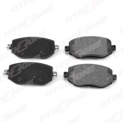 OTOZONE FDO1024-R ÖN FREN BALATASI RENAULT MEGANE IV 15> TÜM MOTOR TİPLERİ G:129MM Y:58.4 MM K:18MM