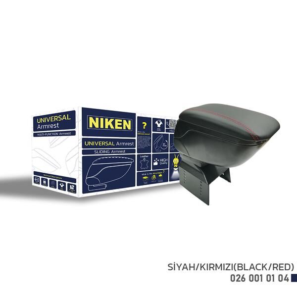NIKEN 0260010104 KOL DAYAMA SÜRGÜLÜ SİYAH KIRMIZI