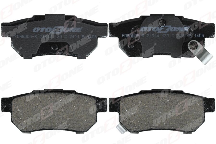 OTOZONE FDA9005-R ARKA FREN BALATA HONDA CIVIC 1.6L B16A2 VTEC 16v 160hp EK4 kasa 96-98 / JAZZ 1.4L GD GE kasa 02- > / CITY 1.4L L13Z1 GM kasa 08-> - Aşınma ikaz soketli