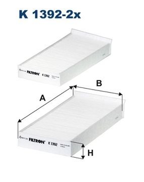 FILTRON FILT K 1392-2x 2F45-46-X1 F48-X1 F49-MINI F54-F55-F56-F57-F60 POLEN FILTRESI KORBONSUZ