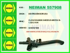 NEIMAN 557908 DEVİRDAİM BORUSU CLIO-KNG-MGN II-MODUS-MICRA III-1.5DCI K9K