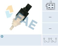 FAE 24413 FREN PEDAL MÜŞÜRÜ ALBEA-LINEA-DOBLO-PUNTO-500-BRAVO-DUCATO 2001 > 2 FİŞLİ SİYAH-BEYAZ 46840510