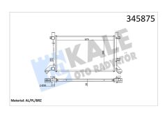 KALE 345875 RADYATÖR LT28-35-LT28-46 2.5TDI-2.8TDI AC KLİMASIZ MEK 679x399x26 AL/PL/BRZ