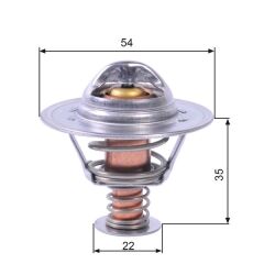 GATES TH22689G1 TERMOSTAT 89 C COMBO-CORSA-C-MERIVA-ASTRA 1.7 Y17DT