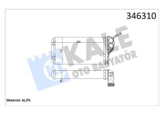KALE 346310 KALORİFER RADYATÖRÜ 307 00 > 242x135x42 / AC AL/MKNK