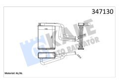 KALE 347130 KALORİFER RADYATÖRÜ FORD MONDEO 93> JAGUAR X TYPE 01>