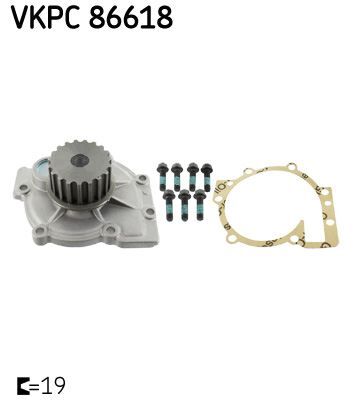 SKF VKPC86618 DEVİRDAİM LGN 140 KASA 2.0 16V B56M N7Q 749 S40 95-04 S60 01 > S80 98-06 V40 V50 C30 C70 XC70