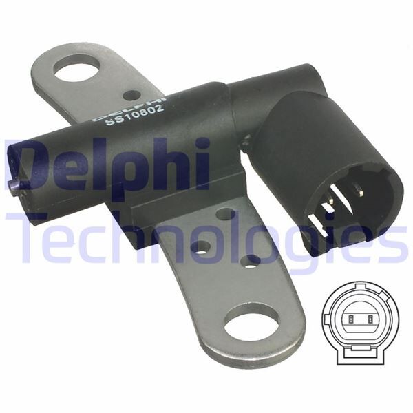 DELPHI SS10802 KRANK MİLİ SENSÖRÜ RENAULT CLIO I-II-II MEGANE I 96>01 KANGOO 97> CLIO SYMBOL I 00> SANDERO 08> LOGAN 04> 1.2 1.4 1.6