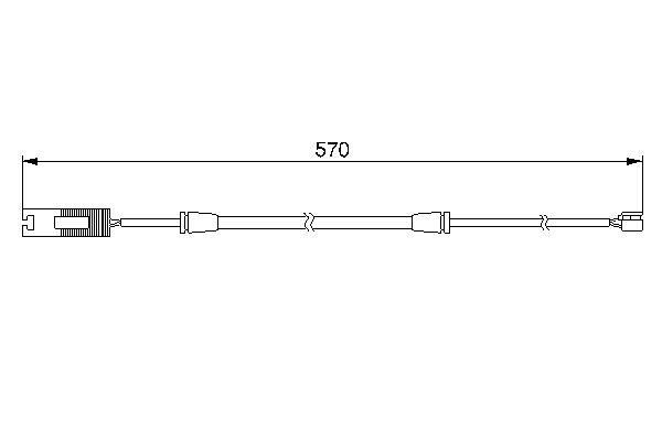 BOSCH 1987474954 BALATA FISI ON BMW E38