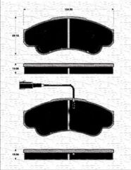 MARELLI 323700005500 ÖN FREN BALATASI FİŞLİ BOXER 02/06 JUMPER 02/06 DUCATO 02/06 B.Y TİP 1800 KG