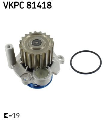 SKF VKPC81418 DEVİRDAİM CADDY-GOLF 5-JETTA-PASSAT-POLO-TRANSPORTER T5-FABIA-OCTAVIA-IBIZA 1.9TDI AXB-BJB-BXE 04-10