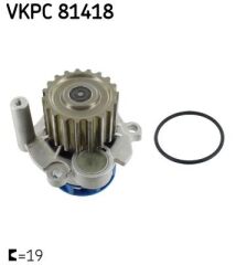 SKF VKPC81418 DEVİRDAİM CADDY-GOLF 5-JETTA-PASSAT-POLO-TRANSPORTER T5-FABIA-OCTAVIA-IBIZA 1.9TDI AXB-BJB-BXE 04-10