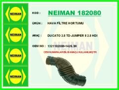 NEIMAN 182080 HAVA FİLTRE HORTUMU DUCATO 2.8 TD-JUMPER II 2.8 HDI