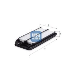 UFI 3027600 HAVA FİLTRESİ HONDA ACCORD 2.0L 2.4L K20A K24A CL7 CL9 03-08