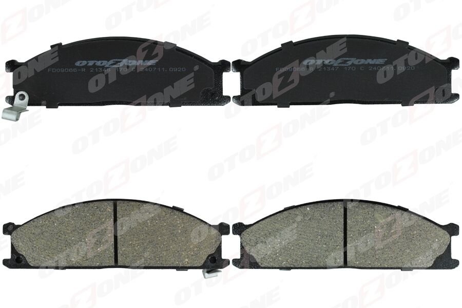 OTOZONE FDO9066-R ÖN FREN BALATA NISSAN PICK UP 2.5L 2.7L TD25 TD27 D22 98-02 / TERRANO 3.0L VG30 WD21 4x4 90->