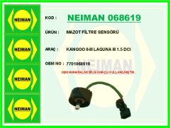 NEIMAN 068619 MAZOT FİLTRE SENSÖRÜ KANGOO II-III LAGUNA III 1.5 DCI