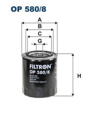 FILTRON OP580.8 YAG FILTRESI LAND ROVER DEFENDER L316 L315 DISCOVERY I LJ RANGE ROVER I-II P38A