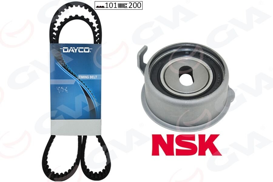 GVA 59T9142 TRİGER KAYIŞ SETİ EKSANTRİK SETİ HYUNDAI ATOS 1.1L G4HG 02-09 / İ10 1.1L G4HG 08-13 / KIA PICANTO 1.1L G4HG 05-> 1 KAYIŞ 1 RULMAN 101x200