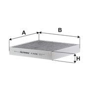 FILTRON FILT K 1429A XJ-XF ( X250-X351 ) POLEN FILTRESI KARBONLU / ADJ132501