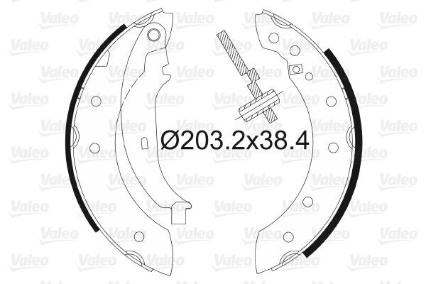 VALEO 562581 ARKA FREN BALATASI PABUÇ PEUGEOT P106 96>04 P206 98>12 P306 93>02 CITROEN SAXO 96>04 XSARA 97>05 Z X 92>98 RENAULT CLIO II-SYMBOL-THALIA-LGN-TWNG-LOGAN 04>SANDERO 08>