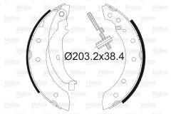 VALEO 562581 ARKA FREN BALATASI PABUÇ PEUGEOT P106 96>04 P206 98>12 P306 93>02 CITROEN SAXO 96>04 XSARA 97>05 Z X 92>98 RENAULT CLIO II-SYMBOL-THALIA-LGN-TWNG-LOGAN 04>SANDERO 08>