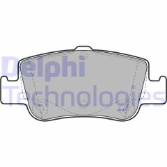 DELPHI LP2103 ARKA FREN BALATA TOYOTA AURIS. COROLLA 1.33L 1.6L 1NR-FE 1ZR-FAE NRE180 ZRE181 ZRE185 12-> 1.4L 1ND-FTV D-4D NDE150 NDE180 07->