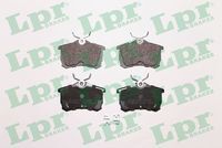 LPR 05P1037 ARKA FREN BALATA HONDA ACCORD EURO 1.8L 2.0L F18B F20Z CH CG kasa 98-02 / 2.0L 2.4L K20 K24 2.2L C DTi CL CN kasa 03->