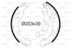 VALEO 562810 ARKA FREN PABUÇ BALATASI RENAULT CLIO II 98> CLIO IV 12> CLIO SYMBOL 02> SYMBOL III 13> DACIA SANDERO 08> LOGAN 06> SANDERO II 12> LOGAN II 12>