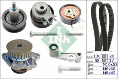 INA 530008931 DEVİRDAİMLİ TRİGER SETİ 130x200 - 058x170 POLO-CORDOBA-GOLF IV 1.4-1.6 16V BCB-BBY-BUD