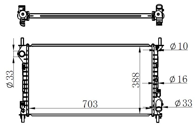 ORIS BFR115022 MOTOR SU RADYATORU CONNECT 1.8TDCI 75PS 90PS 110PS 02>KLIMALI 2 SIRA AL PL