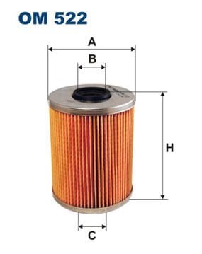 FILTRON FILT OM 522 E34-E36 YAG FILTRESI E110HD24-OX 68D