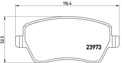 BREMBO P68033 FREN BALATASI ON RENAULT CLIO III-IV MODUS 04> EXPRESS 21> ZOE 12> KANGOO II 08> CAPTUR 13> DACIA DUSTER 10> LOGAN 04> DOKKER 12> . NISSAN MICRA III K12 03>10 NOTE 06>