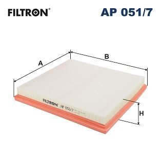 FILTRON AP051.7 HAVA FİLTRESİ ASTRA J 1.3CDTİ-1.4 16V-2.0CDTİ TURBO 09>CRUZE 09> 2.0 CDI SÜNGERLİ