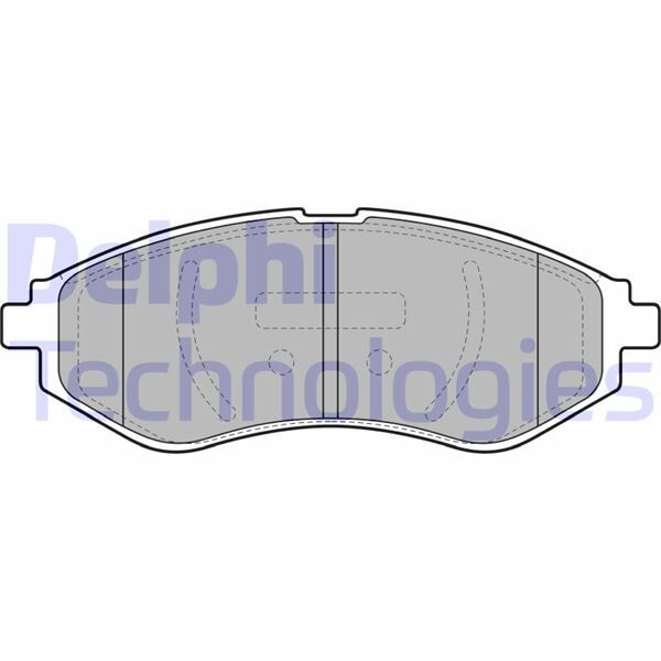 DELPHI LP1895 ÖN FREN BALATASI CHEVROLET AVEO 05> KALOS 02>