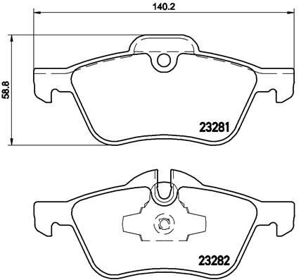 BREMBO P06030 FREN BALATASI ON MINI R50 R52 R53