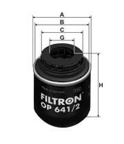 FILTRON FILT OP 641/2 GOLF6-JETTA-TIGUAN-A3-POLO YAG FILTRESI H314W01 / LS391