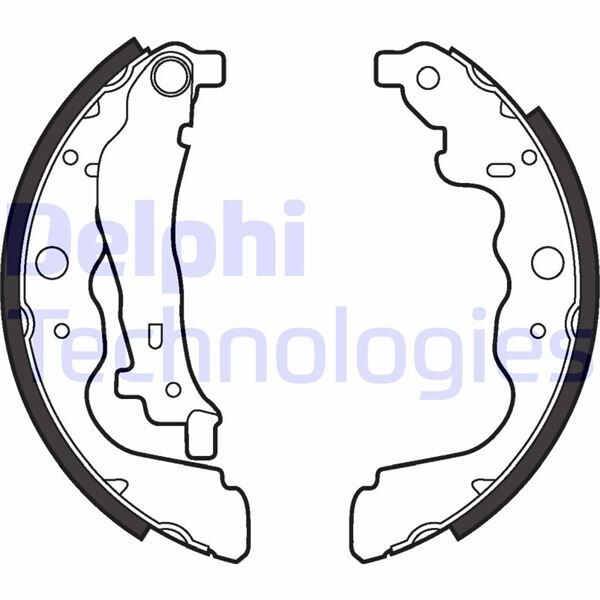 DELPHI LS2022 FREN BALATASI ARKA PABUÇ RENAULT KANGOO 08> EXPRESS 21> ZOE 14> CLIO IV 12> CAPTUR I 13> SYMBOL II I 13> LOGAN II 12> DUSTER 10> DOKKER 12> SANDERO II 12> . MERCEDES CITAN W415 12>