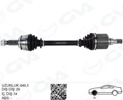 GVA 4419043 ÖN AKS SOL RENAULT KADJAR 1.5 DCI A-T 15-