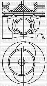 YENMAK 31-04338-050 MOTOR PİSTON SEGMAN 0.50 LT35 TDI-VOLT 2.5 TDI