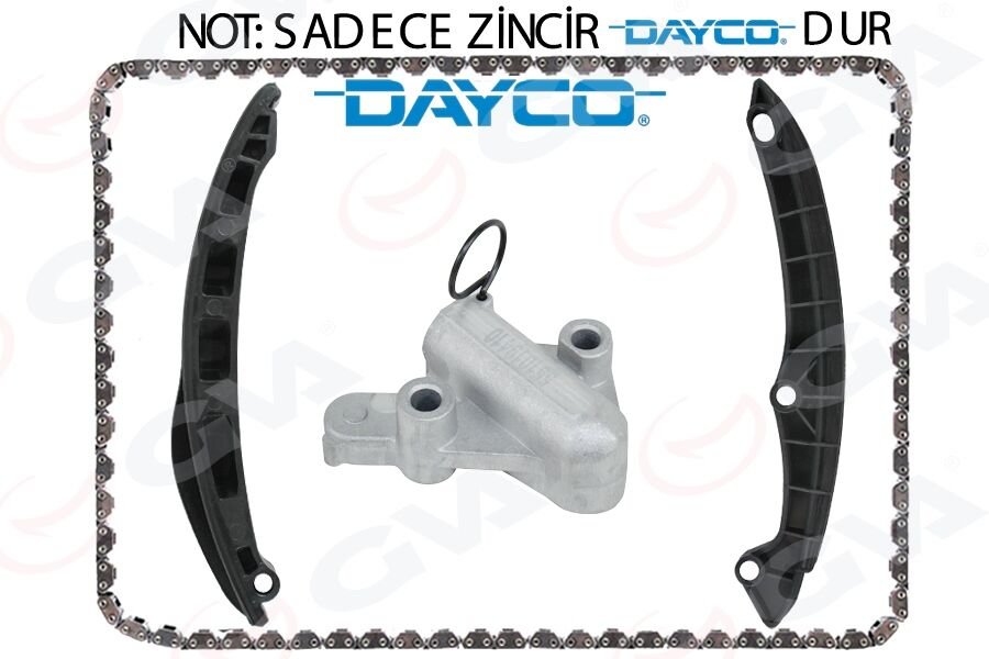 GVA 59C7510 EKSANTRİK ZİNCİR SETİ GOLF5/6-JETTA-PASSAT-SCIROCCO-A3-LEON 1.6 FSI BLF - 1.4 TSI CAXA-BMY-BLG