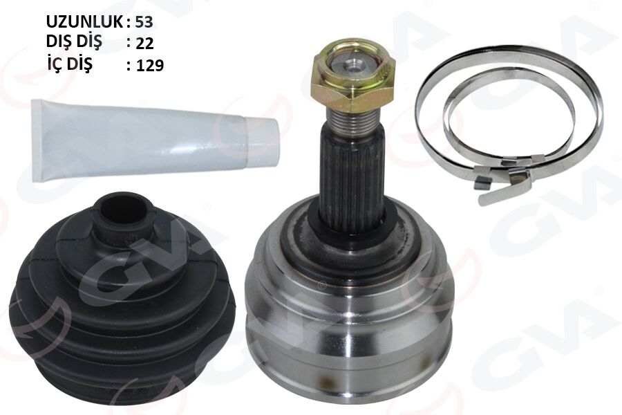 GVA 4475296K AKS KAFASI DIŞ CADDY-CLASSİC-GOLF3 1.9D 94-01 1Y-AEY 1.9 D