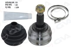 GVA 4475296K AKS KAFASI DIŞ CADDY-CLASSİC-GOLF3 1.9D 94-01 1Y-AEY 1.9 D
