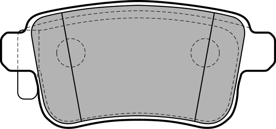 KALE 24692 160 24 ANS KD13 FREN BALATASI ARKA MERCEDES CITAN W415 12> . RENAULT KANGOO II 09>