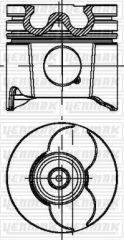 YENMAK 31-04495-000 PİSTON SEGMAN STD 85mm P206-P306-P307-P406-P607-BOXER-PARTNER-EXPERT-JUMPY-C4-C5 2.0HDI-2.0JTD PKW-RHZ-RHY-DW10ATED