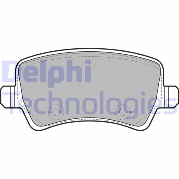 DELPHI LP2008 FREN BALATASI ARKA FORD S-MAX 09> GALAXY III 06> . VOLVO S60 10> S80 06> V60 V70 06> XC60 08> XC70 0 6> . LAND ROVER FREELANDER II L359 RANGE ROVER EVOQUE L538