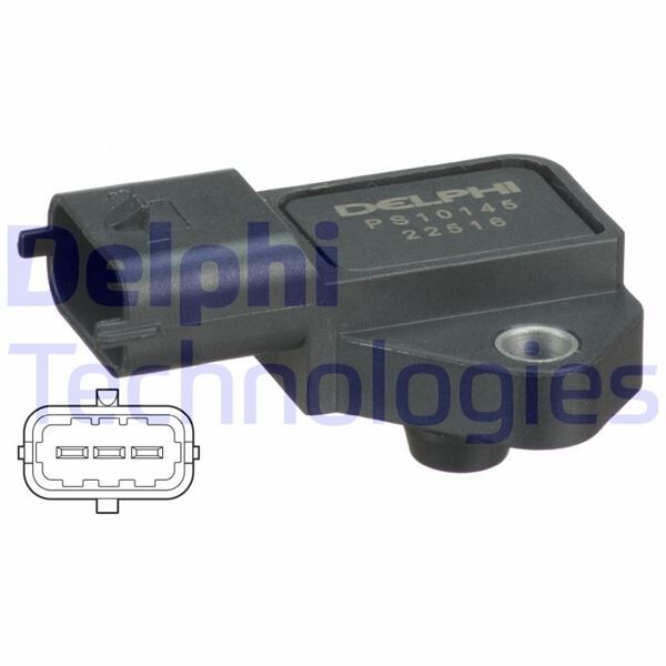 DELPHI PS10145 MAP SENSÖRÜ EMME MANIFOLD BASINÇ ASTRA G-ASTRA H-COMBO C-CORSA C-MERIVA 1.7 CDTI