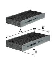 FILTRON FILT K 1342A-2x 2F45-46-X1 F48-X1 F49-MINI F54-F55-F56-F57-F60 POLEN FILTRESI TAKIM