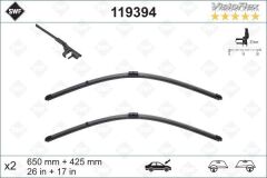 VALEO 119394 SİLECEK SÜPÜRGESİ ÖN TAKIM FORD FOCUS 04> ÖLÇÜLERİ: 430 / 650 MM