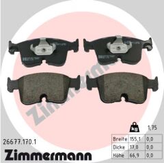 ZIMMERMANN 26677.170.1 FREN BALATASI ÖN GOLF8-A3-LEON-OCTAVİA 2020>
