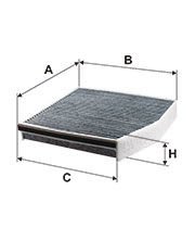 FILTRON FILT K 1346A W176-246-242-117-X156 POLEN FILTRESI